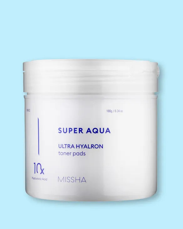 Missha Super Aqua Ultra Hyalron Toner Pads (180 g)