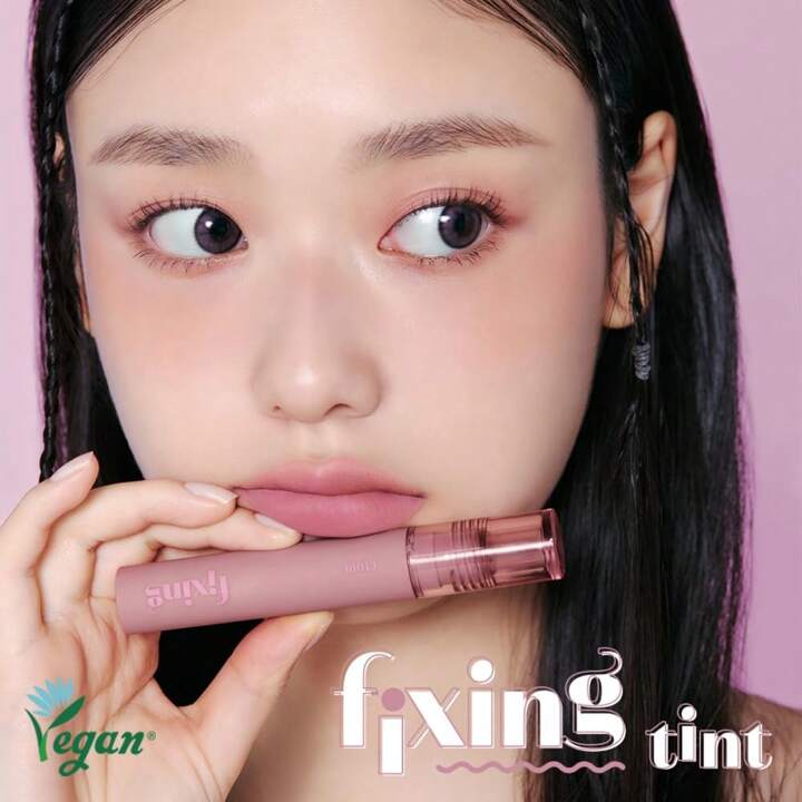 ETUDE Fixing Tint #15 Woody Pink - Long-Lasting Hydro-Matte Lip Tint