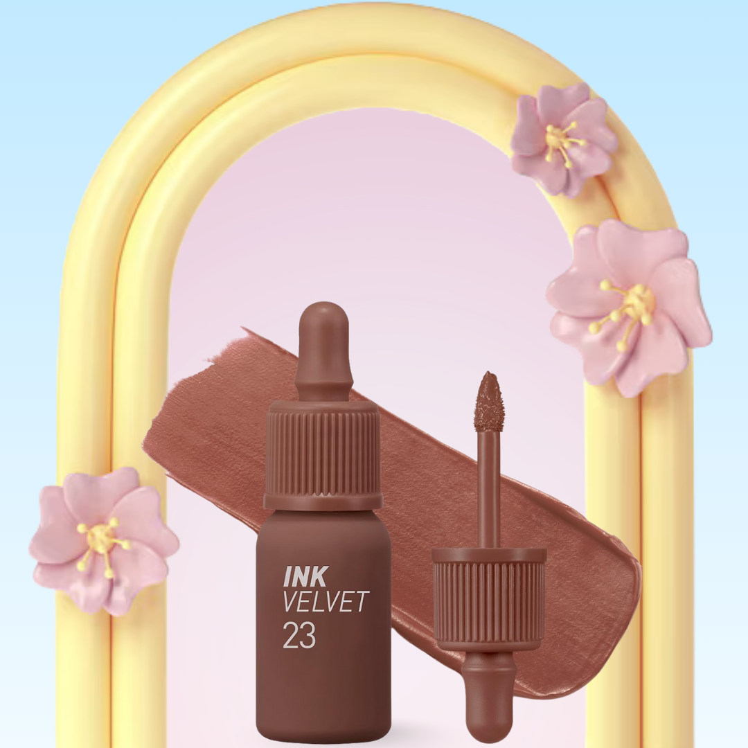 Peripera Ink the Velvet Lip Tin shade #23 Nutty Nude