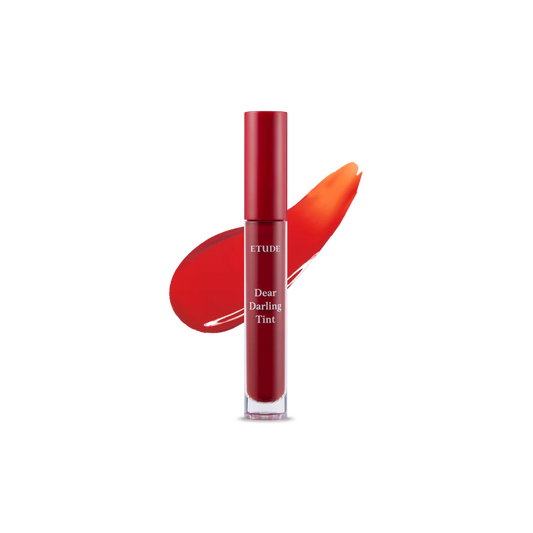 ETUDE Dear Darling Water Gel Tint PK002 - Hydrating Lip Tint in Plum Red