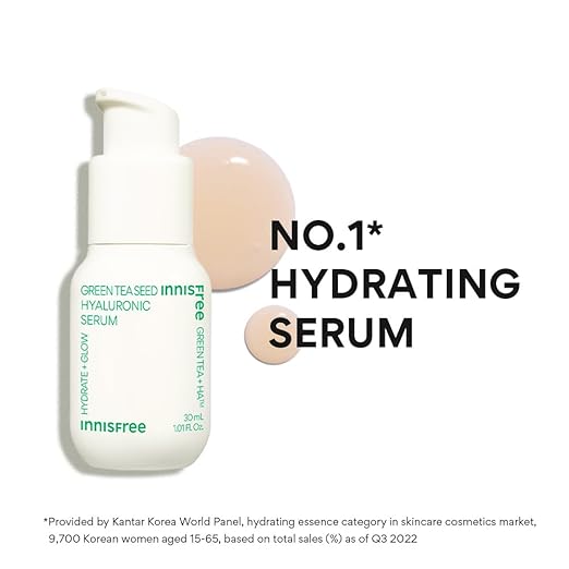 Innisfree Green Tea Seed Hyaluronic Serum Mini - Hydrating Travel Size Serum