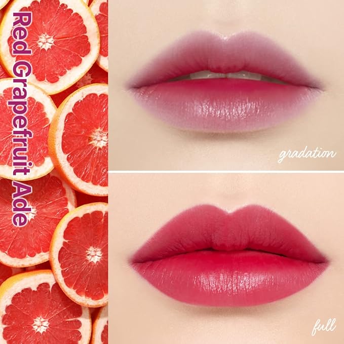 ETUDE Dear Darling Water Gel Luminous Lip & Cheek Tint - Shade 04: Red Grapefruit Ade (9g)