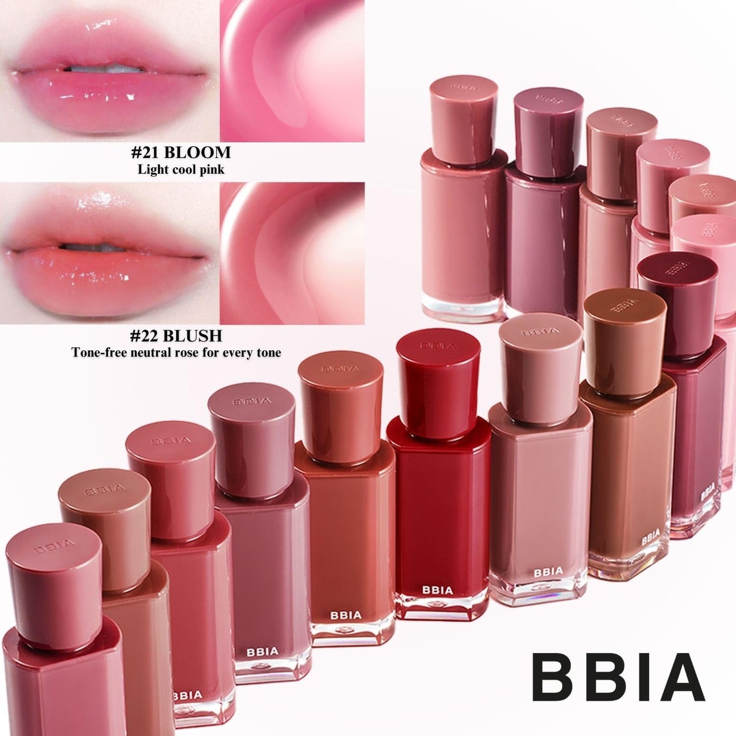 BBIA Glow Tint – Glossy, Dewy Lip Tint for Everyday Radiance (3.2g)