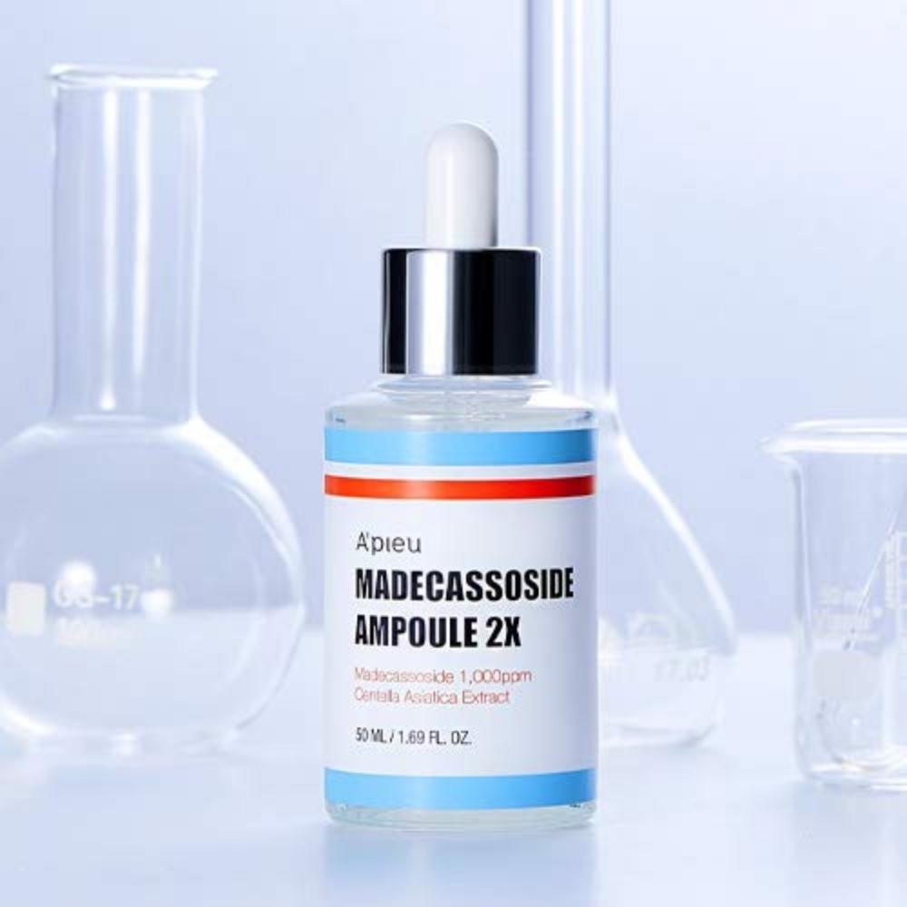 A'PIEU MADECASSOSIDE AMPOULE 2X – Soothing & Repairing Skincare Solution