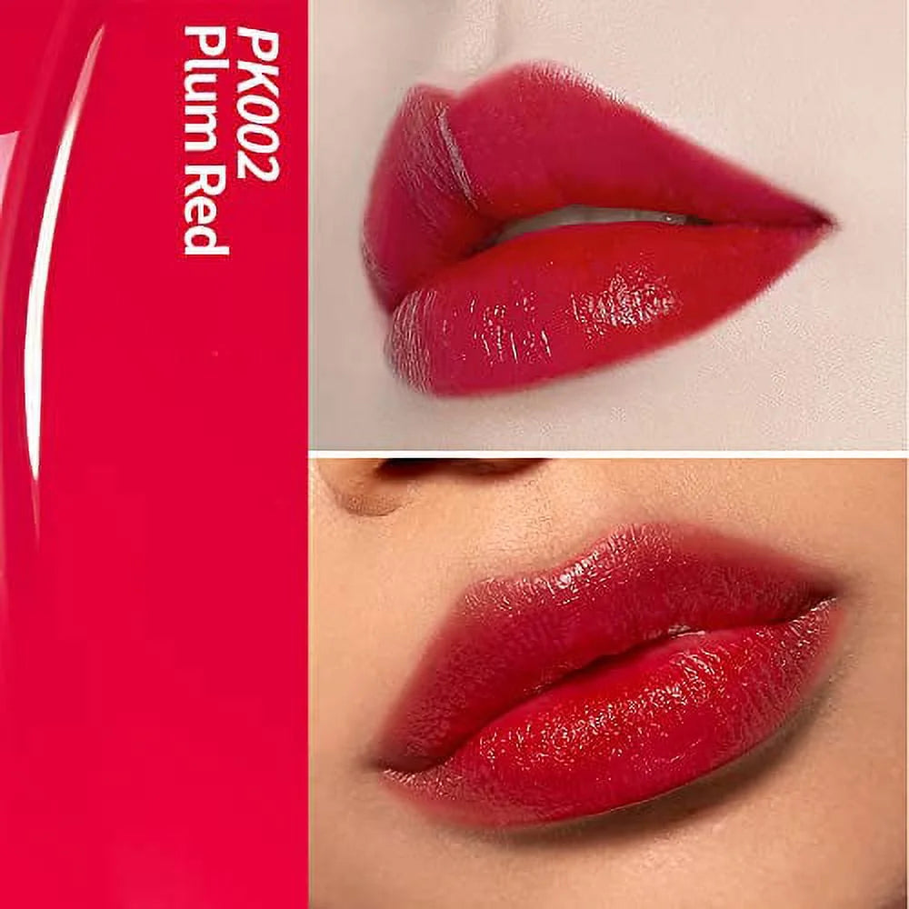 ETUDE Dear Darling Water Gel Tint PK002 - Hydrating Lip Tint in Plum Red