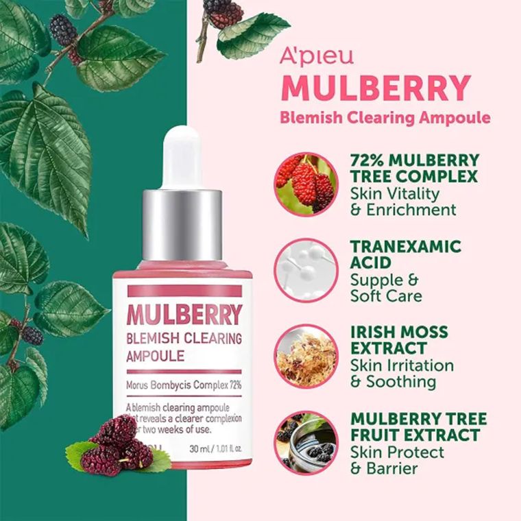 A-PIEU Mulberry Blemish Clearing Ampoule.
