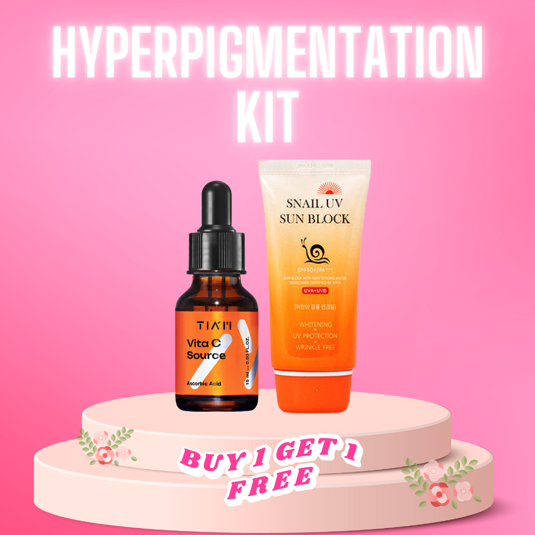 Hyperpigmentation Kit – Vita C Source Serum & Snail UV Sun Block