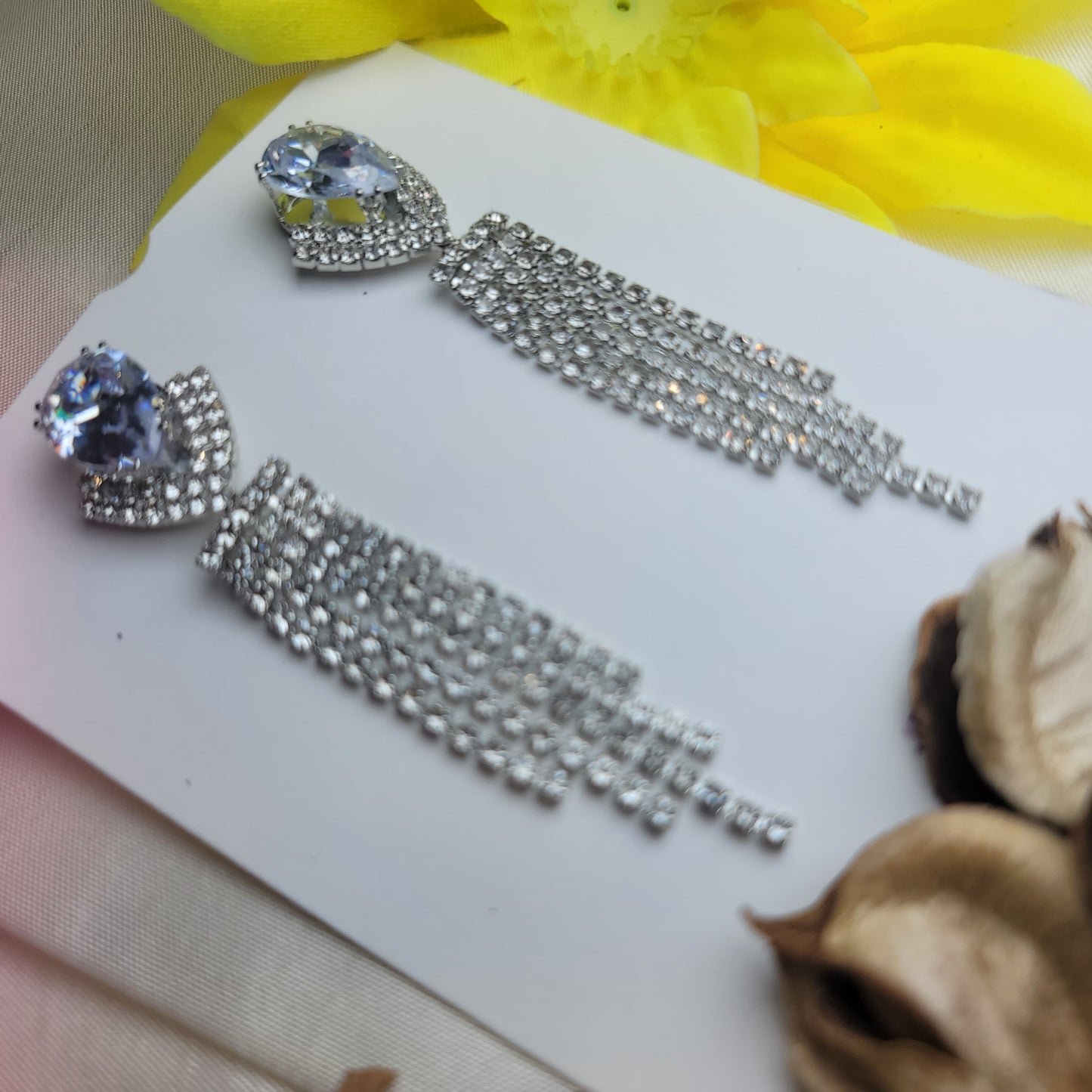 Dazzling Teardrop Dangle Earrings