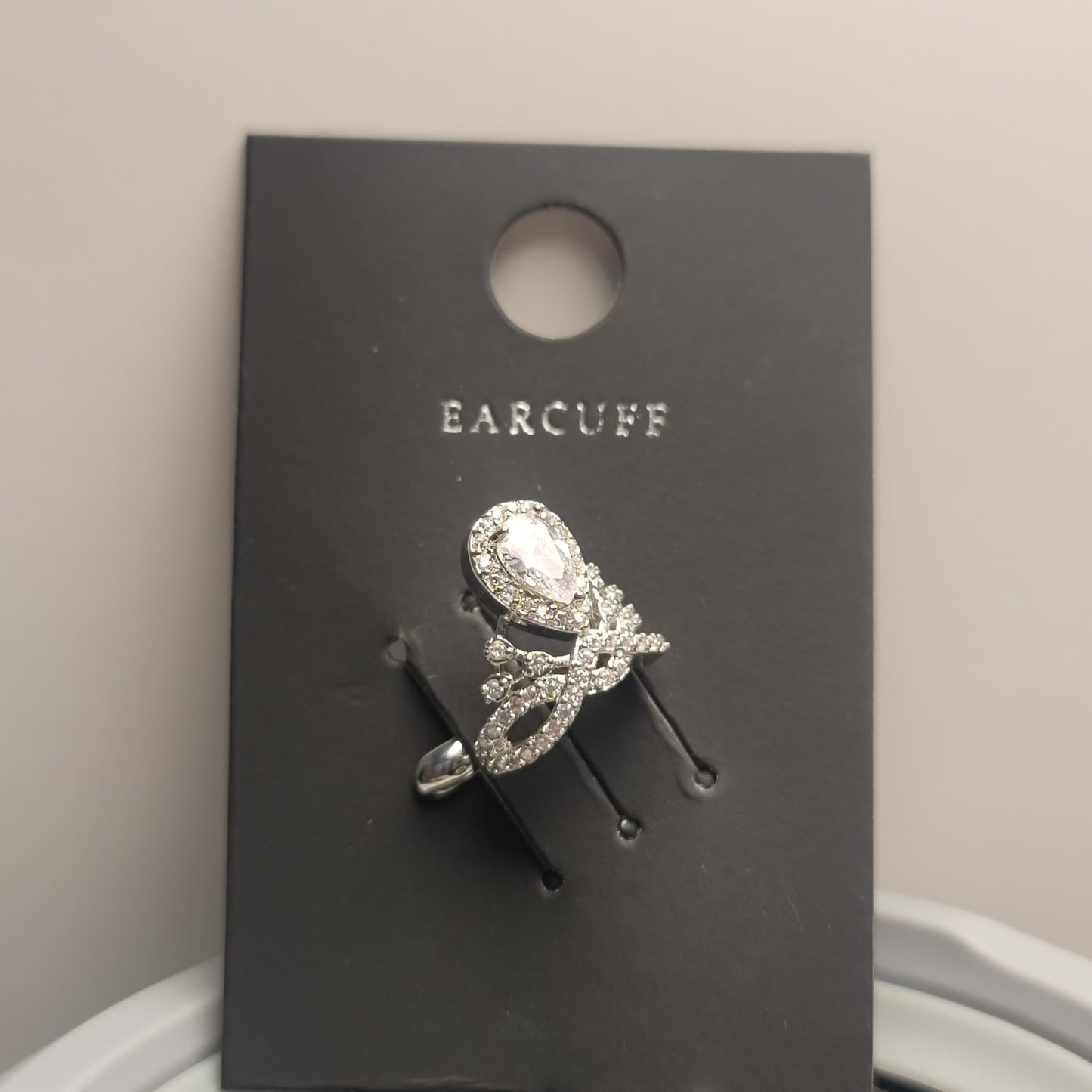Delicate Crystal Ear Cuff