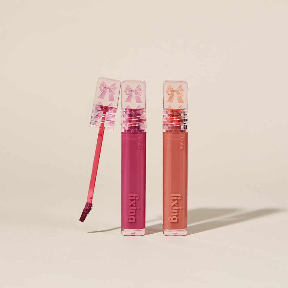 ETUDE Glow Fixing Tint 03 Dewy Fig - Moisturizing Glossy Lip Stain