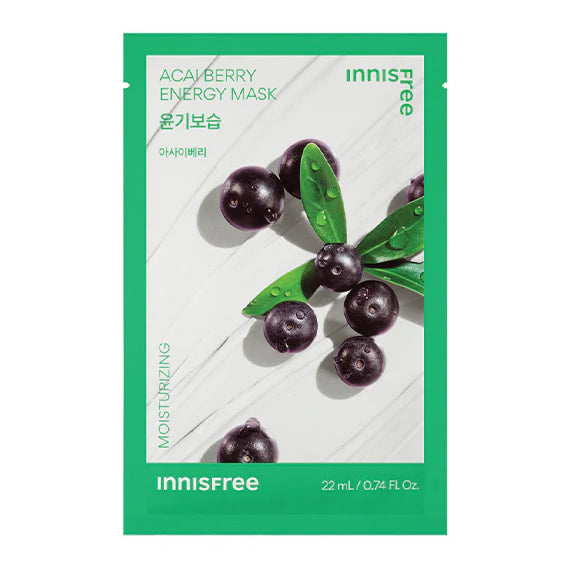 Innisfree Acai Berry Squeeze Energy Mask - Nourishing & Revitalizing Sheet Mask