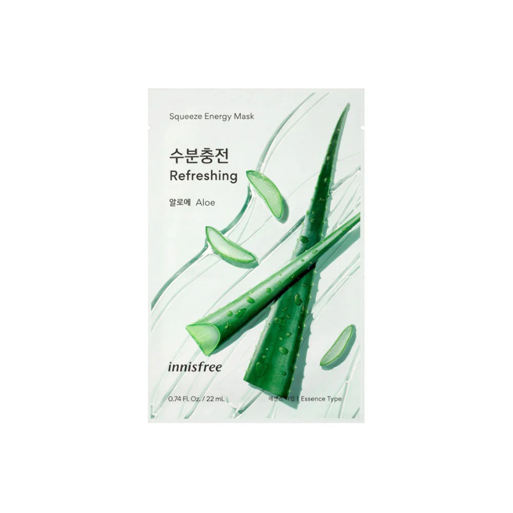 Innisfree Pomegranate Squeeze Energy Mask - Hydrating & Brightening Sheet Mask
