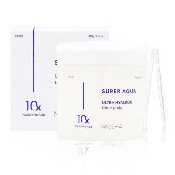 Missha Super Aqua Ultra Hyalron Toner Pads (180 g)