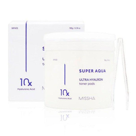 Missha Super Aqua Ultra Hyalron Toner Pads (180 g)