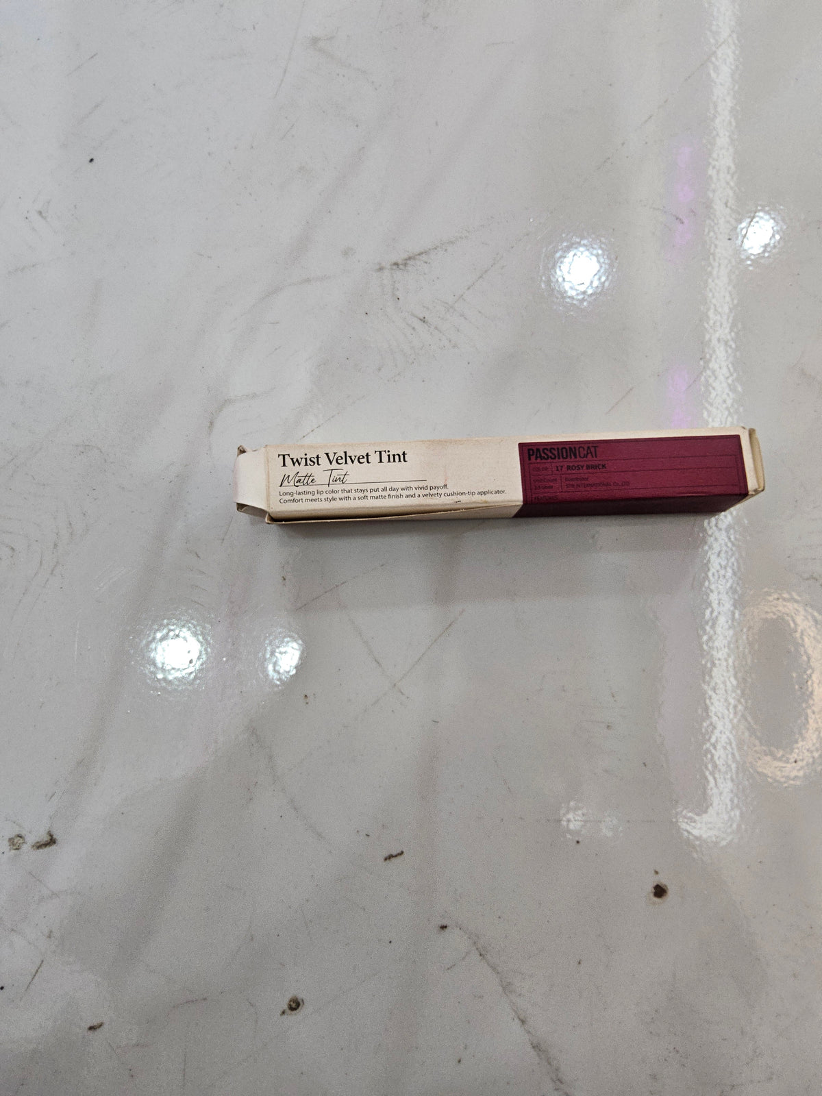 TWIST VELVET TINT MATTE TINT ROSY BRICK #17