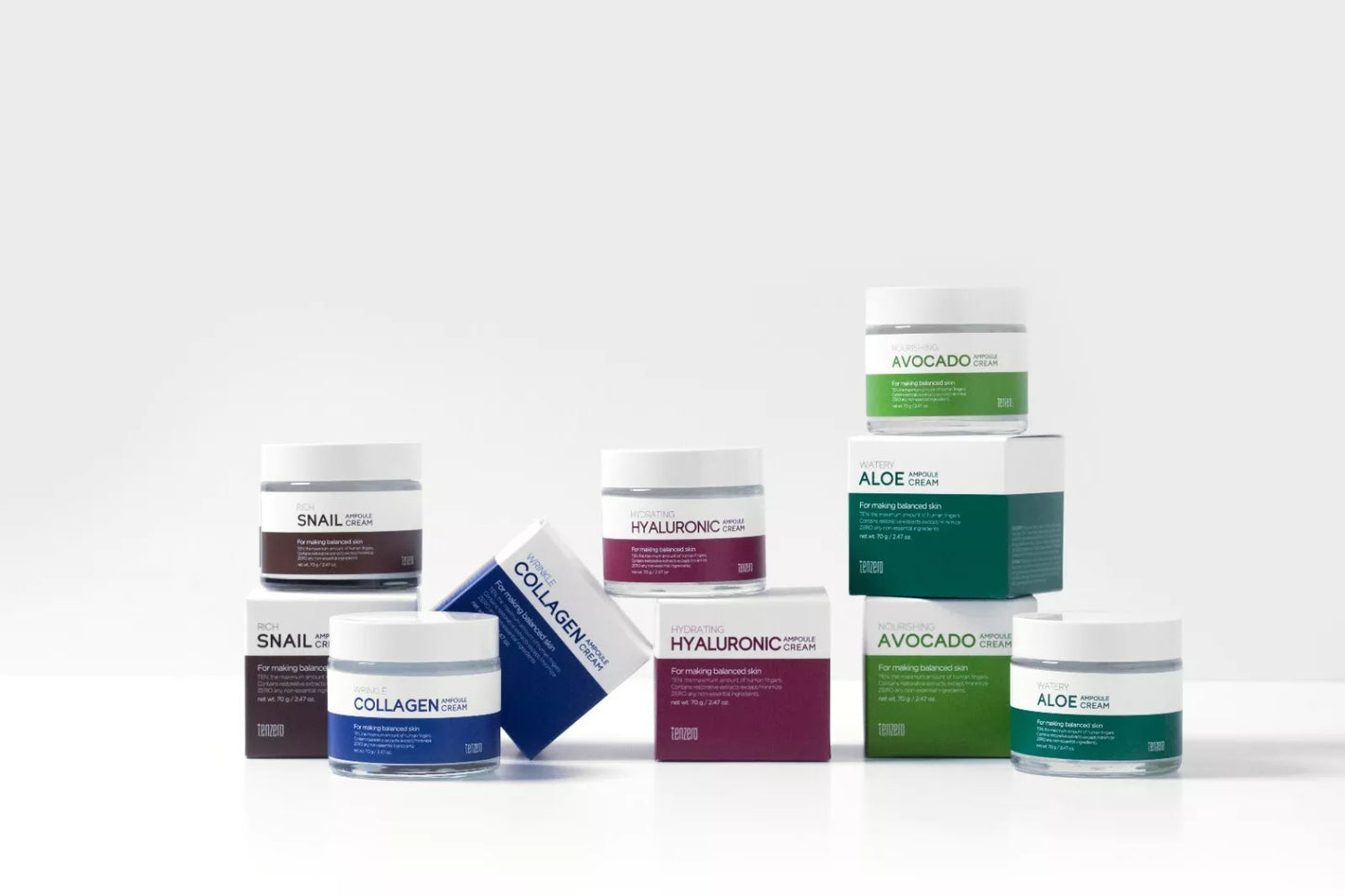 TENZERO Hydrating Hyaluronic Ampoule Cream – 70g