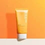Dynamic graphic promoting the online skincare store.