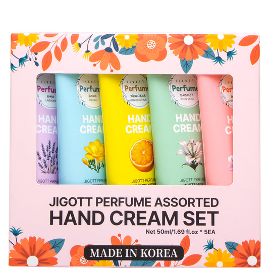 JIGOTT PERFUME ASSORTED HAND CREAM SET OF 5