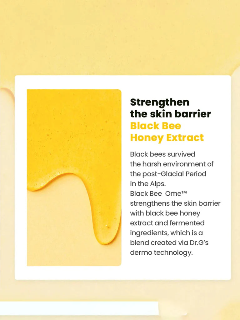Smooth yellow cream with Black Bee Honey Extract – gentle, hydrating formula for sensitive skin and skin barrier repair