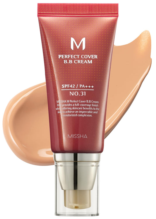 MISSHA M Perfect Cover BB Cream SPF42/PA+++ (20ml) No. 27 | Flawless Coverage + Skincare Benefits