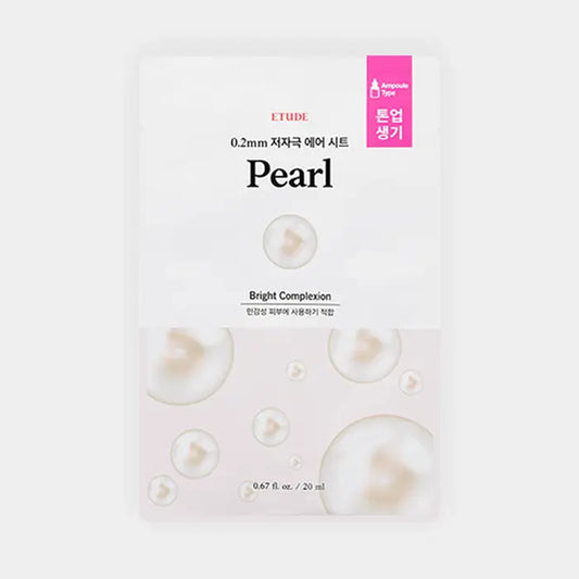 ETUDE 0.2 Air Mask Pearl - Brightening Sheet Mask with Pearl Extract