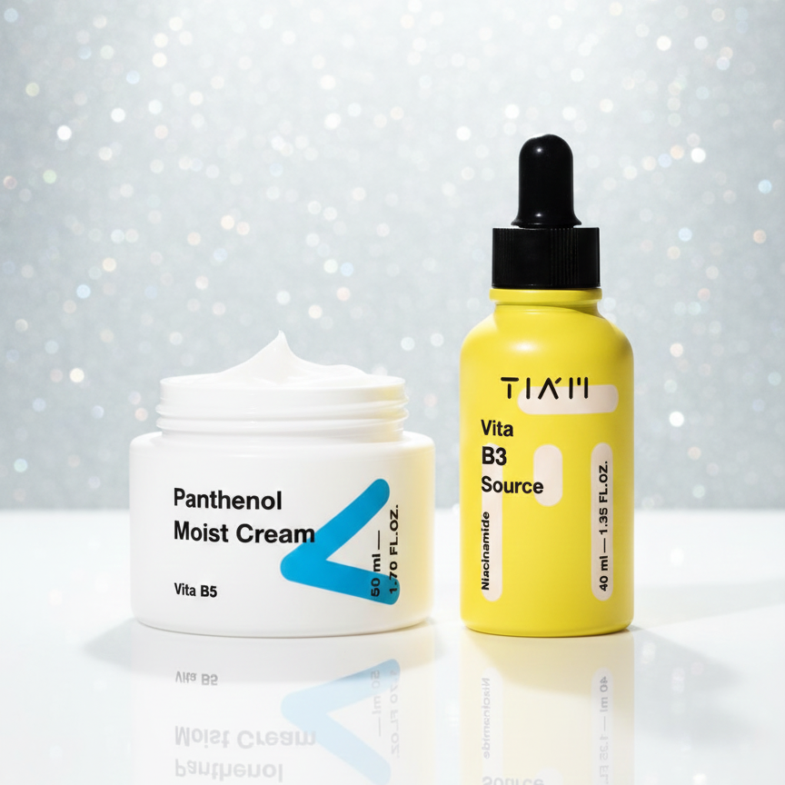 Panthenol Moist Cream + TIAM Vita B3 Source Duo