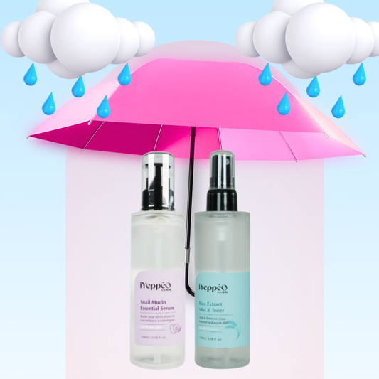 Iyeppeo Hydration Duo: Rice Toner + Snail Mucin