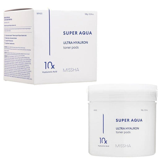 Missha Super Aqua Ultra Hyalron Toner Pads (180 g)