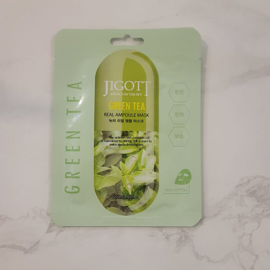 Jigott Green Tea Real Ampoule Mask