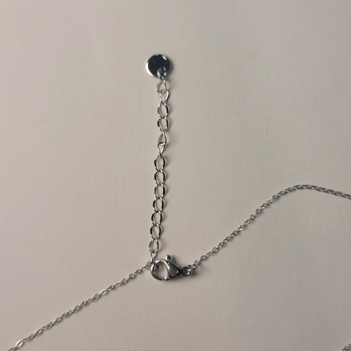 Delicate Curved Crystal Necklace