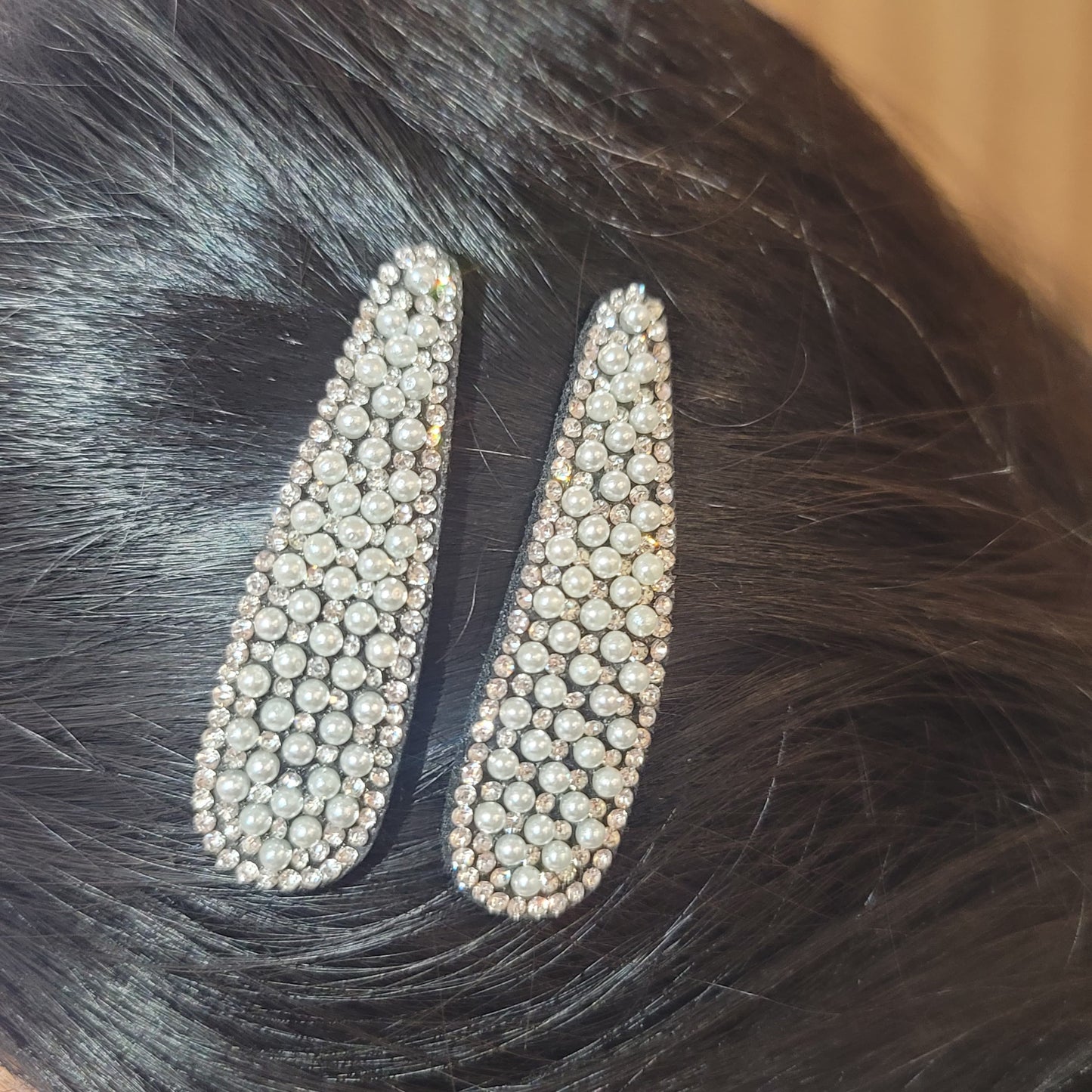 Sparkling Crystal Hair Clip ( 100rs each)