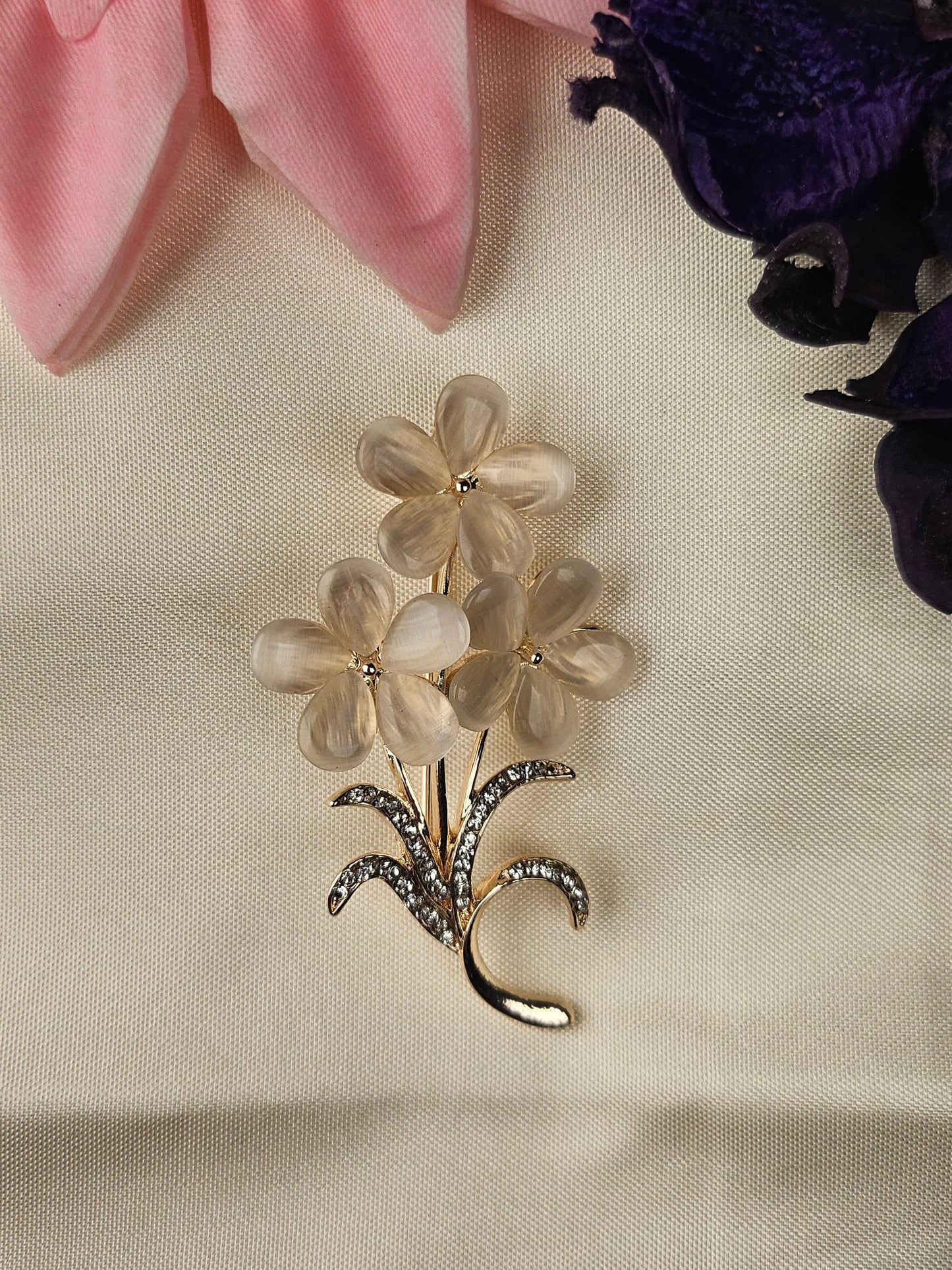 Delicate Floral Brooch