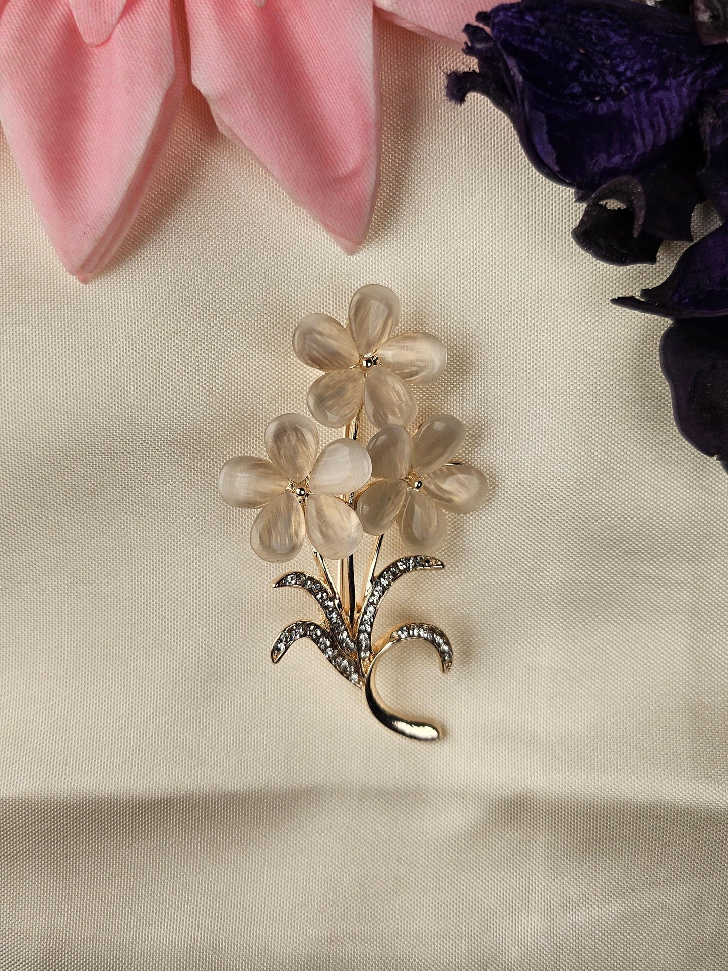 Delicate Floral Brooch