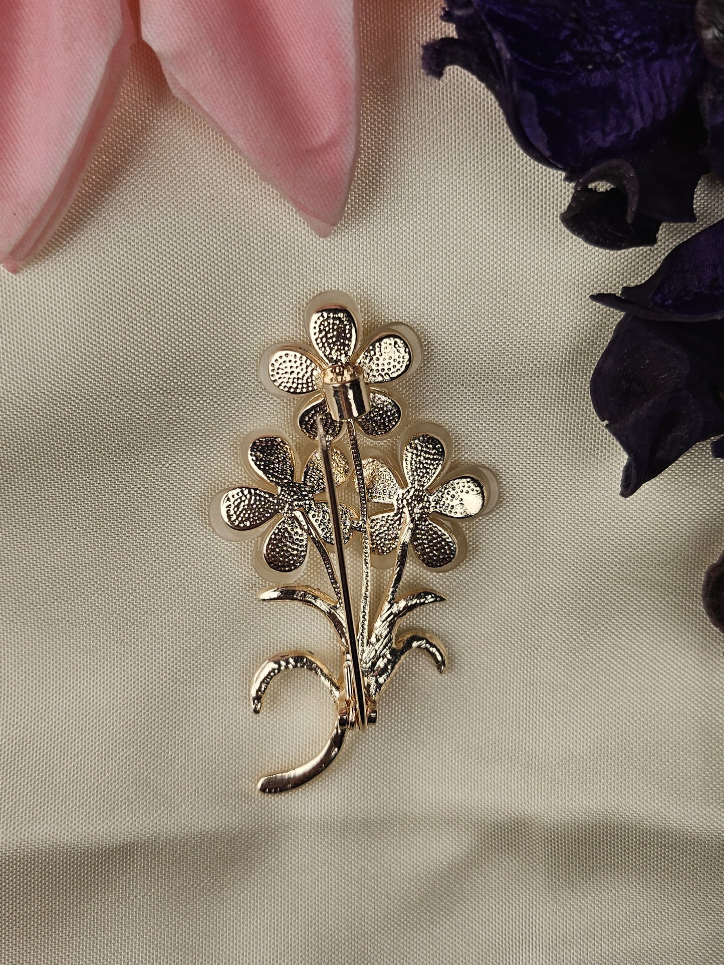 Delicate Floral Brooch