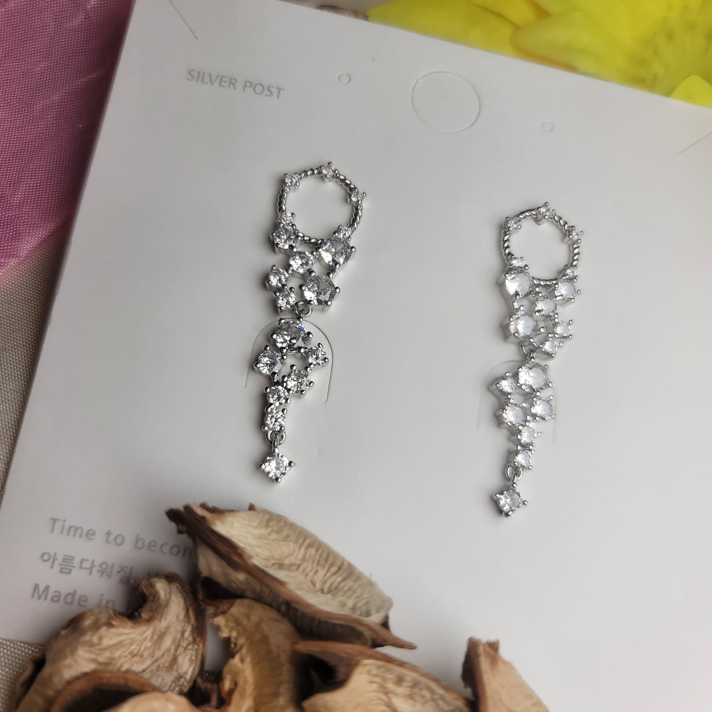 Dazzling Cascading Crystal Drop Earrings