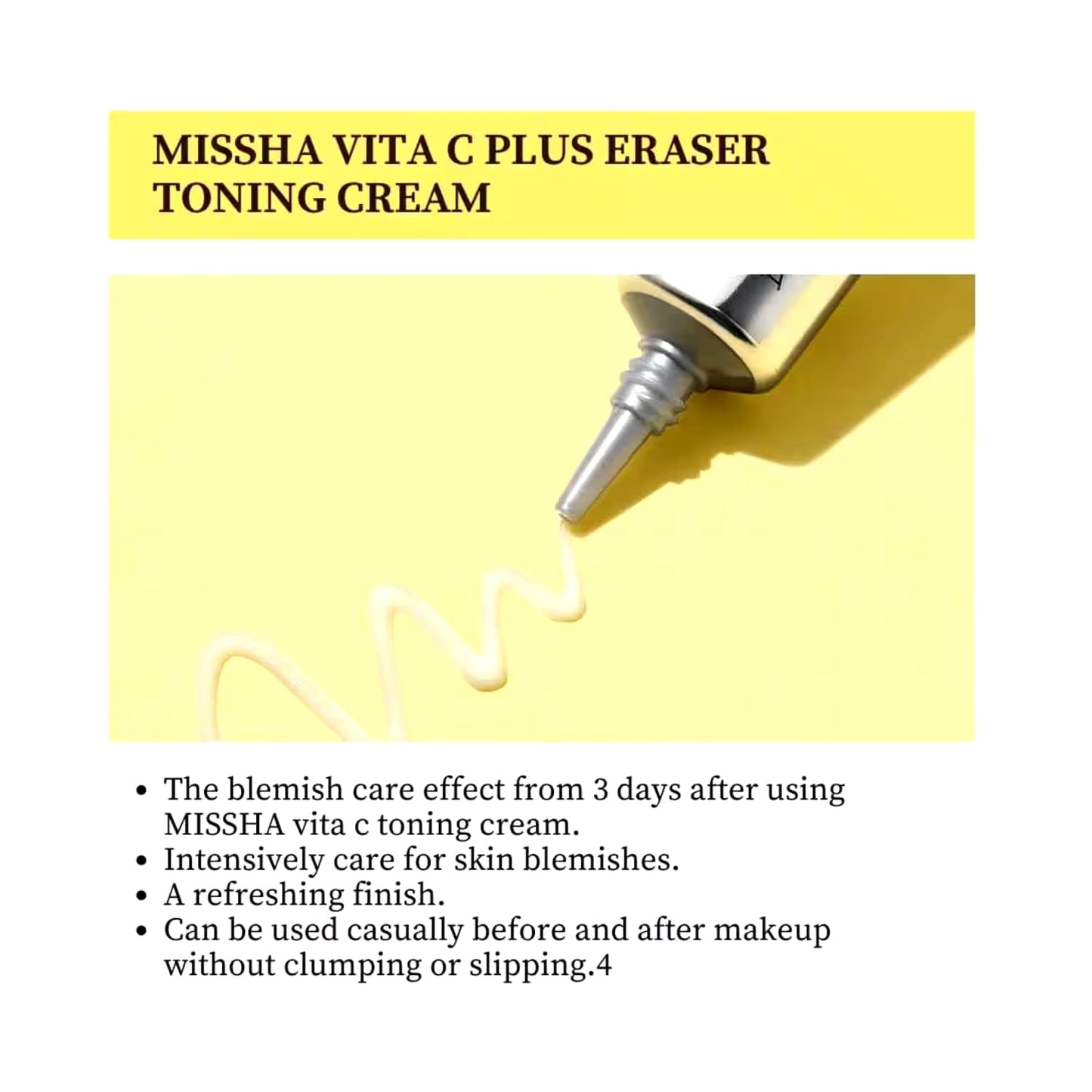 Missha Vita C Plus Eraser Toning Cream (30ml)