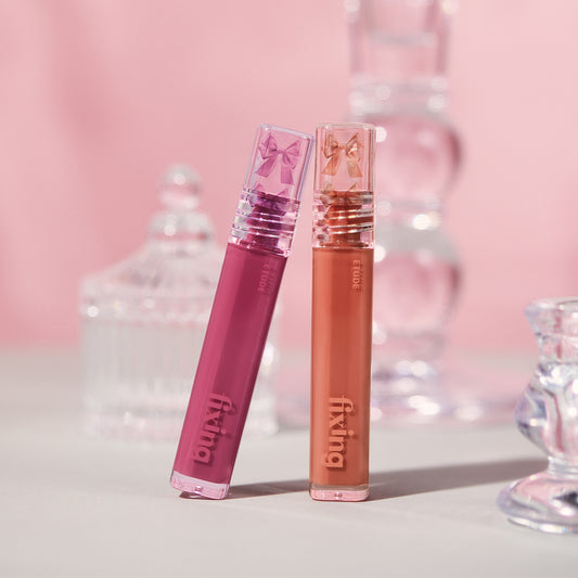 ETUDE Glow Fixing Tint 03 Dewy Fig - Moisturizing Glossy Lip Stain