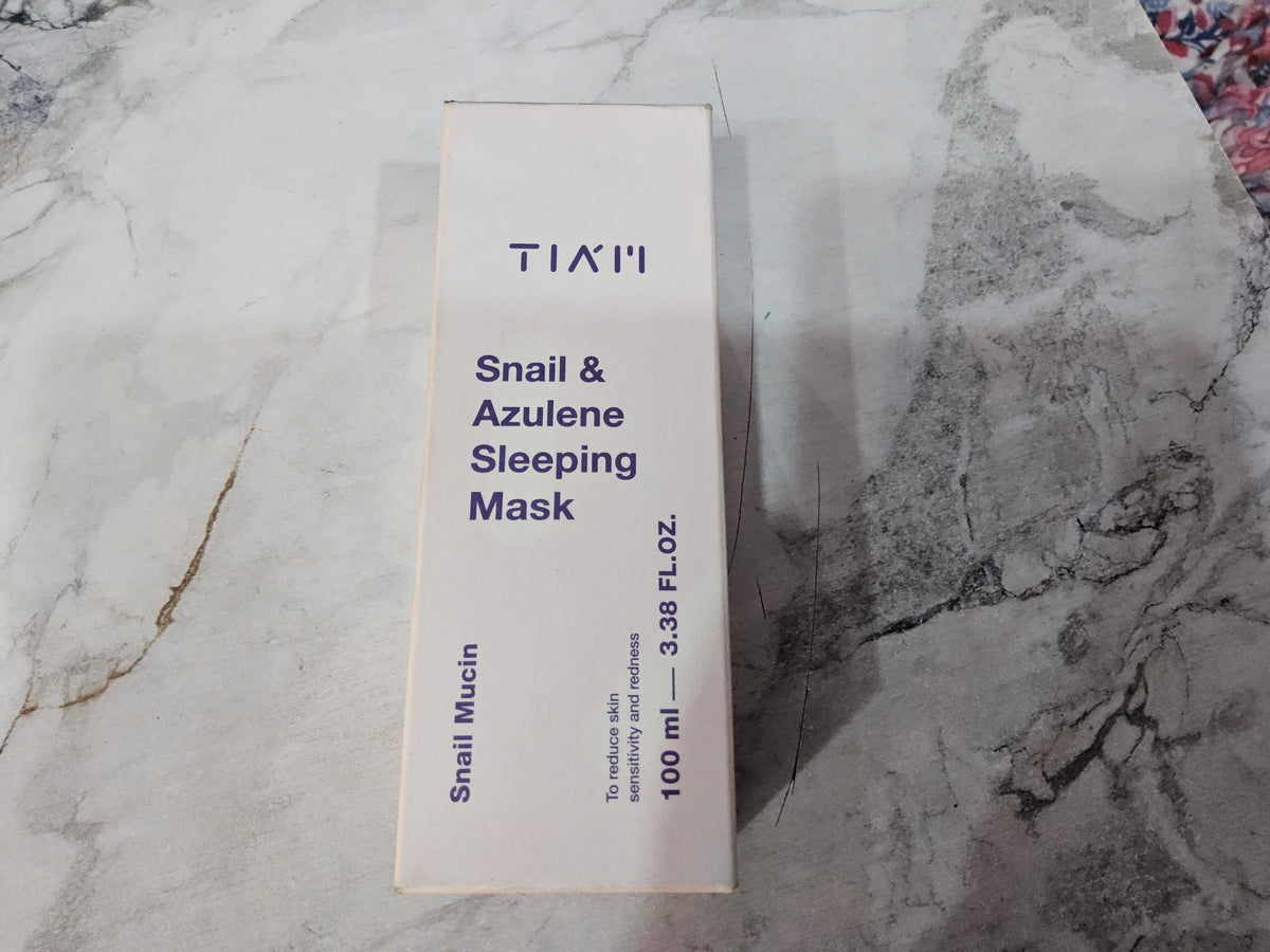 TIAM SNAIL AND AZULENE SLEEPING MASK