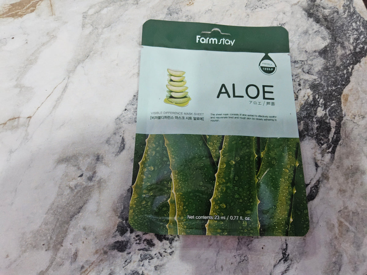 ALOE  VISIBLE  DIFFERENCE MASK  SHEET