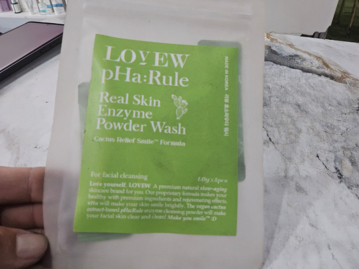 LOVEW pHa; RULE REAL SKIN ENZYME POWDER WASH