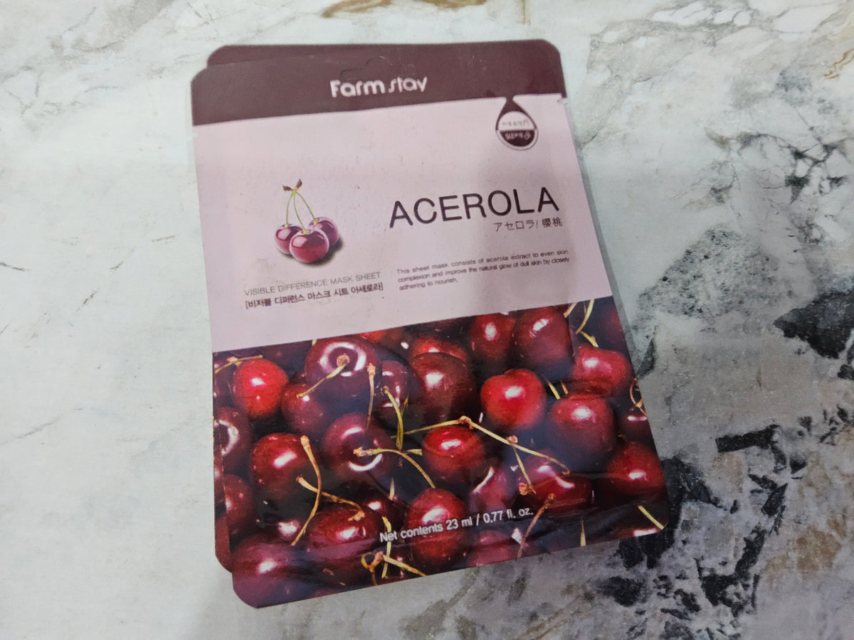 ACEROLA VISIBLE  DIFFERENCE  MASK  SHEET