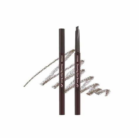 ETUDE Drawing Eye Brow Pencil #02 Gray Brown – Natural-Looking, Long-Lasting Eyebrow Definition