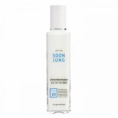 ETUDE SoonJung 10-Free Moist Emulsion – Hypoallergenic Moisturizer for Sensitive Skin