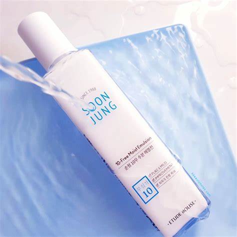 ETUDE SoonJung 10-Free Moist Emulsion – Hypoallergenic Moisturizer for Sensitive Skin